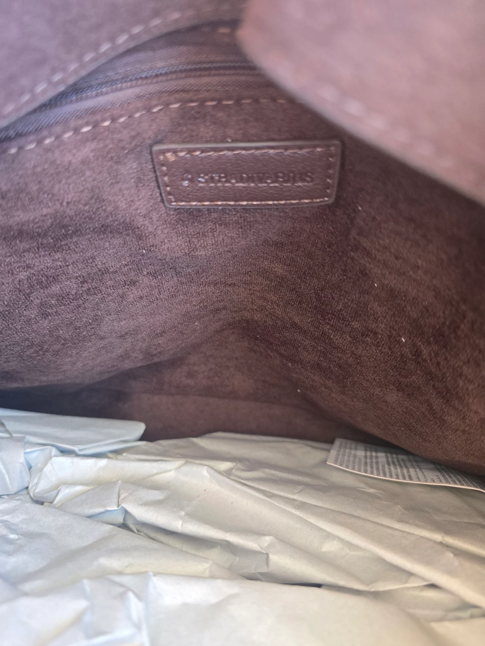 Sac Shopper Effet Daim avec Boucle de Ceinture Stradivarius Neuf Avec Étiquette – photo 7
